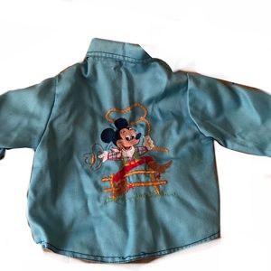 Vintage kids denim button down